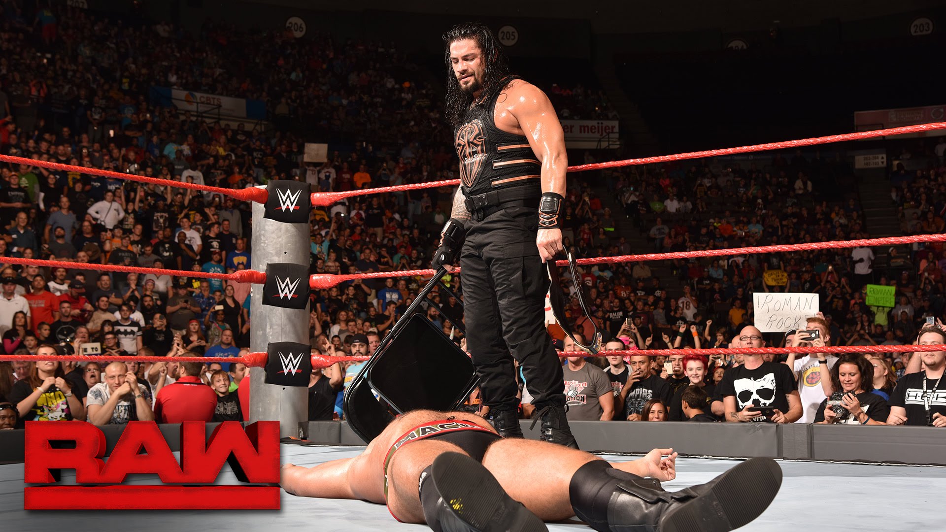 Watch Roman Reigns Vs Rusev United States Championship Match Raw