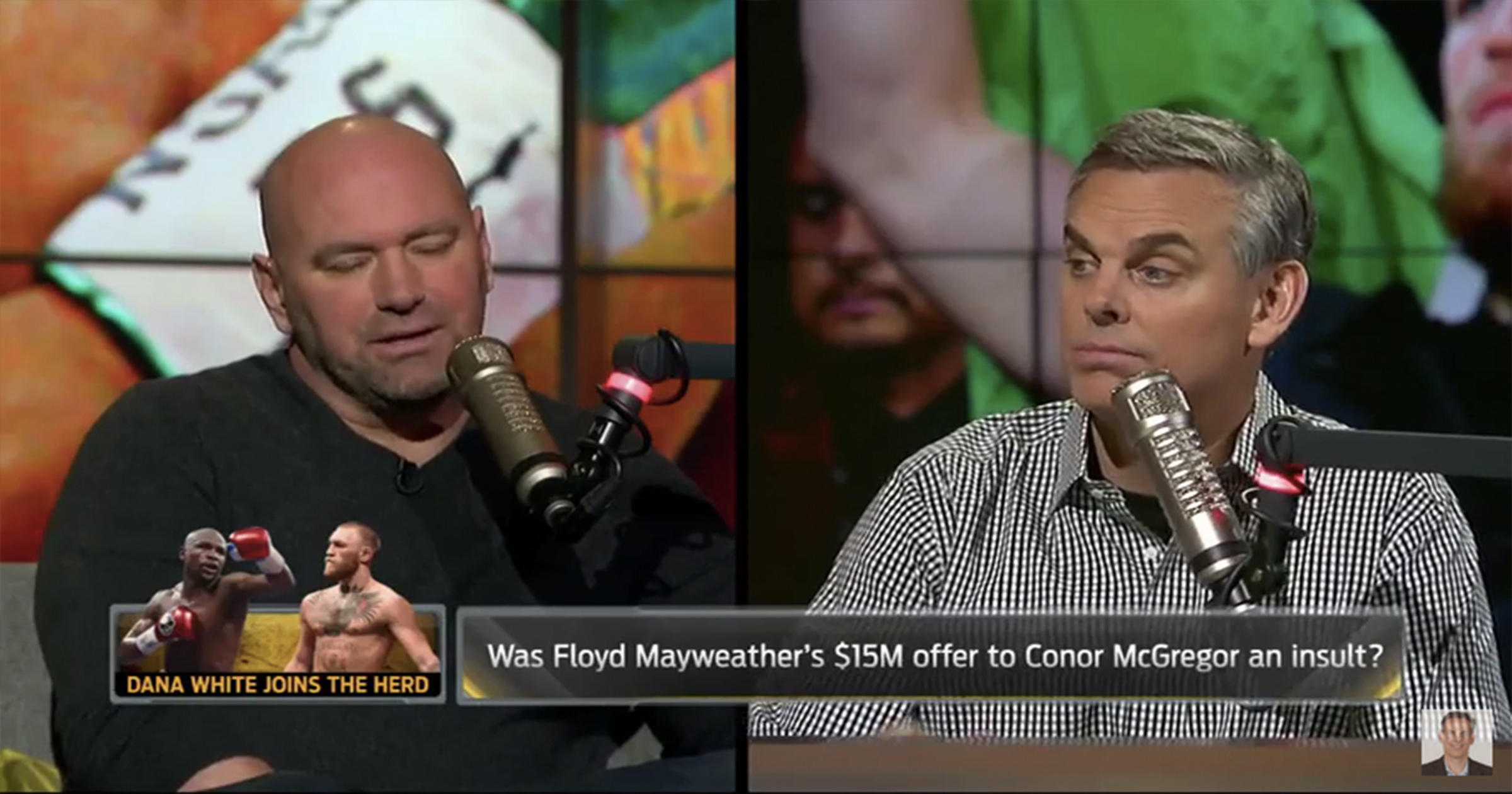 WATCH: Dana White confirms The UFC's MASSIVE offer to Conor McGregor & Floyd Mayweather.2400 x 1260
