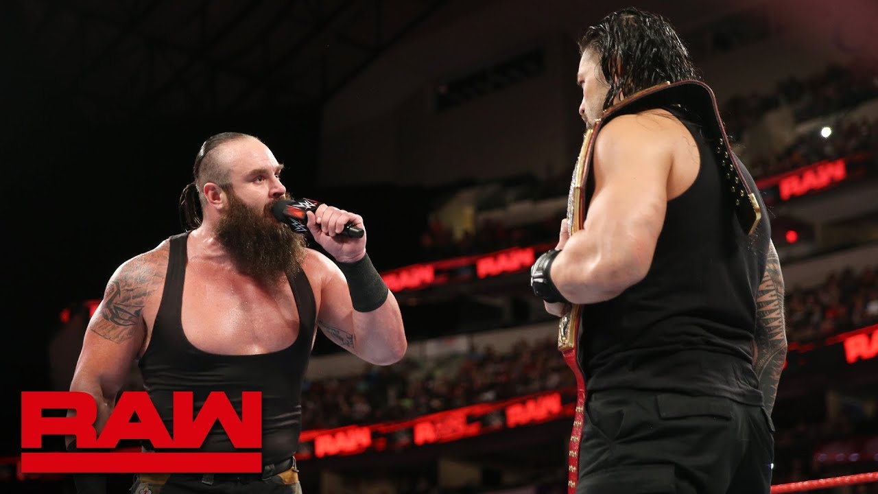 Roman Reigns And Braun Strowman Call Out Brock Lesnar Raw